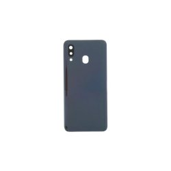 Samsung Galaxy A40 A405FN bagcover Black med linse OEM
