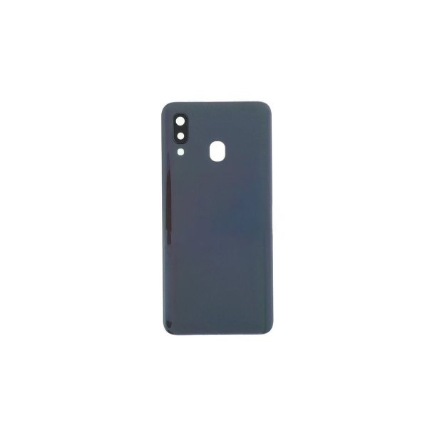 Samsung Galaxy A40 A405FN bagcover Black med linse OEM