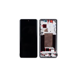 Oppo Reno 10 Pro Plus CPH2521 Sk�rm med ramme Gr� Display og Digitizer