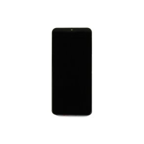 Samsung Galaxy A22 5G A226B Sk�rm med ramme Sort 5G Display og Digitizer Service Pack