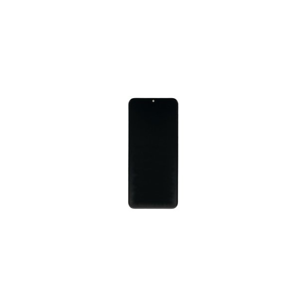 Samsung Galaxy A02s A025G Sk�rm med ramme Sort Non EU Display og Digitizer Service Pack