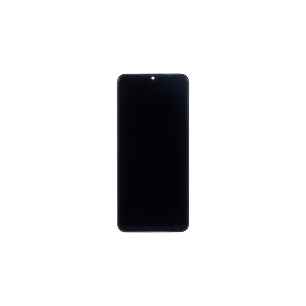 Oppo A17 (CPH2477) Sk�rm med ramme Sort Display og Digitizer