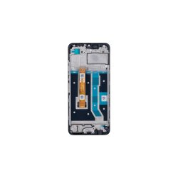 Oppo A17 (CPH2477) Sk�rm med ramme Sort Display og Digitizer