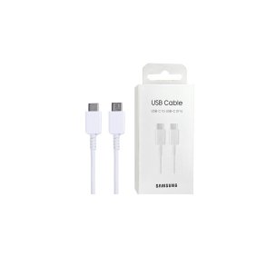USB-C til USB-C kabel 100cm Hvid Original Retail Box EP-DA705BWE