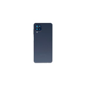Samsung Galaxy A12 A125F bagcover Black med linse OEM