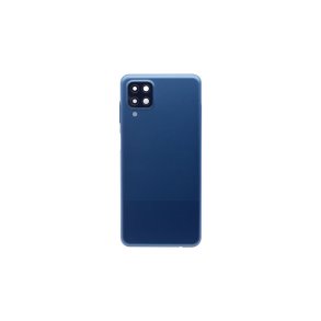 Samsung Galaxy A12 A125F bagcover Blue med linse OEM
