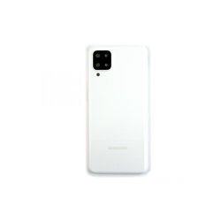 Samsung Galaxy A12 A125F bagcover White med linse OEM