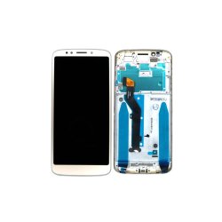 Motorola Moto G6 Play Sk�rm med ramme Guld Display og Digitizer