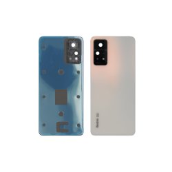 Bagcover til Xiaomi Redmi Note 11 Pro 5G med Kameralinse Polar Hvid OEM