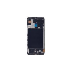 Samsung Galaxy A70 A705F Sk�rm OLED med ramme Sort Display og Digitizer Soft-OLED