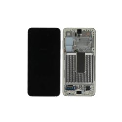 Samsung Galaxy S23 S911B Sk�rm med ramme Cream Display og Digitizer Service Pack