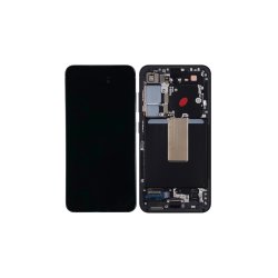 Samsung Galaxy S23 S911B Sk�rm med ramme Graphite Display og Digitizer Service Pack