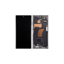 Samsung Galaxy S23 Ultra S918B Sk�rm med ramme Gr�n Display og Digitizer Service Pack
