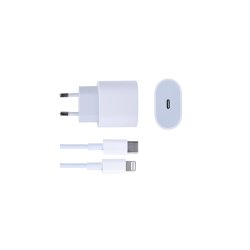 Apple 20W oplader USB-C/ Lightning Hvid Retail Box