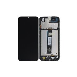 Xiaomi Redmi A2 / Xiaomi Redmi A2 Plus Sk�rm med ramme Sort Display og Digitizer