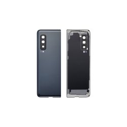 Samsung Galaxy Fold F900F bagcover Black med linse OEM
