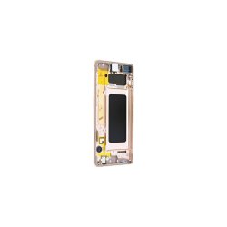 Samsung Galaxy S10+ G975F Sk�rm med ramme Hvid Display og Digitizer Service Pack