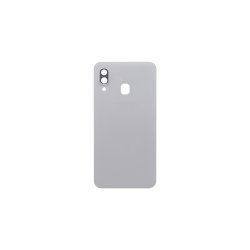 Samsung Galaxy A40 A405FN bagcover White med linse OEM