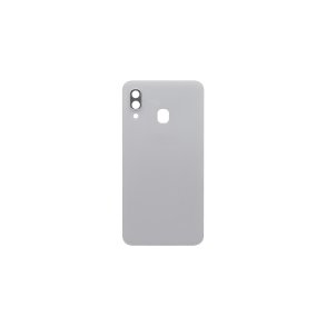 Samsung Galaxy A40 A405FN bagcover White med linse OEM