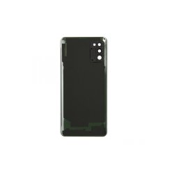 Samsung Galaxy A41 A415F bagcover Black med linse OEM