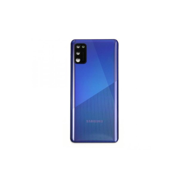 Samsung Galaxy A41 A415F bagcover Blue med linse OEM