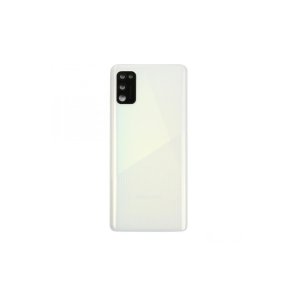 Samsung Galaxy A41 A415F bagcover White med linse OEM