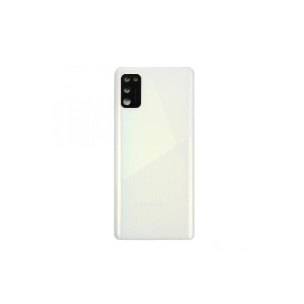 Samsung Galaxy A41 A415F bagcover White med linse OEM