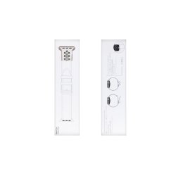 Apple Watch rem double color sport Hvid/ Sort Silikone 38mm