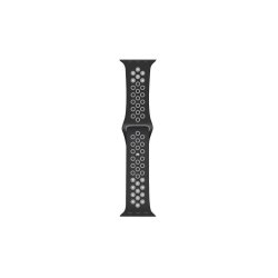 Apple Watch Rem Sport Double Color Silikone Sort/Gr� 42/44/45/49mm