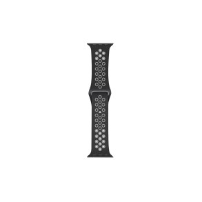 Apple Watch Rem Sport Double Color Silikone Sort/Gr� 42/44/45/49mm