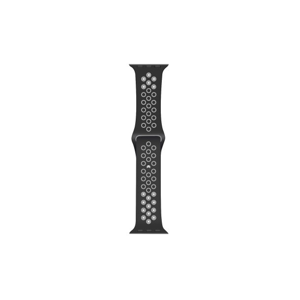 Apple Watch Rem Sport Double Color Silikone Sort/Gr� 42/44/45/49mm