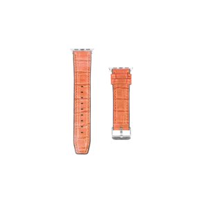 Apple Watch rem alligator grain Lys brun/ Brun silikone/ l�der 42mm