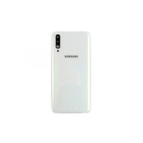 Samsung Galaxy A50 A505F bagcover White med linse OEM