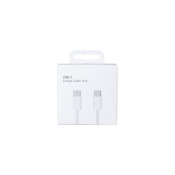 Apple USB-C til USB-C kabel v�vet 60W 200cm Hvid Retail Box