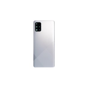Samsung Galaxy A71 A715F bagcover Silver med linse OEM