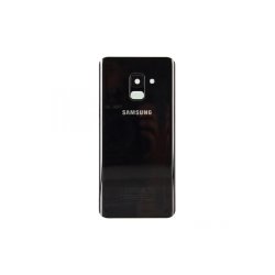 Samsung Galaxy A8 A530F (2018) bagcover Black med linse OEM