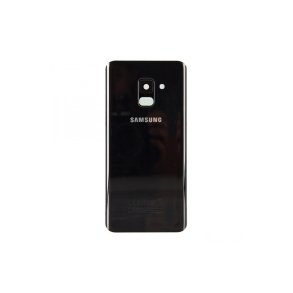 Samsung Galaxy A8 A530F (2018) bagcover Black med linse OEM