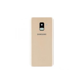 Samsung Galaxy A8 A530F (2018) bagcover Gold med linse OEM