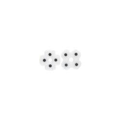 Sony Playstation 4 kompatibel Controller Button Rubber Set Black OEM (5pcs)