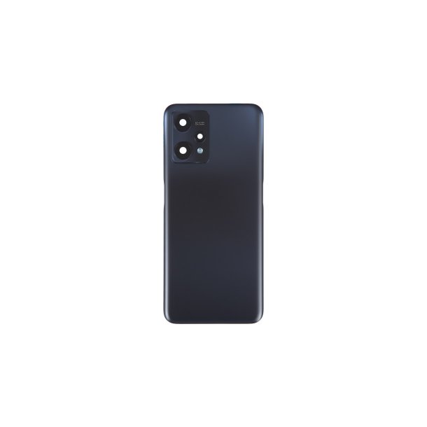Realme 9 Pro bagcover Midnight Black med linse