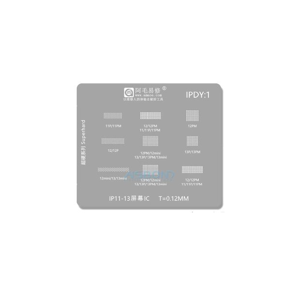 Apple kompatibel stencil til iPhone 11 To 13 Series