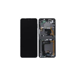 Sk�rm til Samsung Galaxy Z Flip4 F721B Main OLED med Ramme Service Pack Grafit