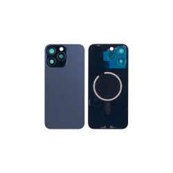 iPhone 15 Pro bagcover Blue uden NFC Kompatibel
