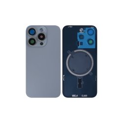 iPhone 15 Pro bagcover Natural Titanium uden NFC Kompatibel