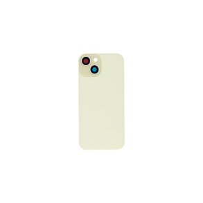 iPhone 15 Plus bagcover Gul uden NFC Kompatibel