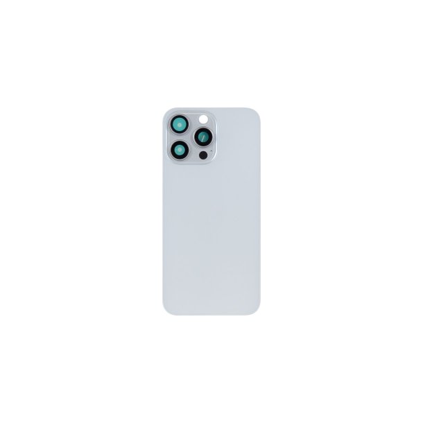 iPhone 15 Pro Max bagcover White uden NFC Kompatibel