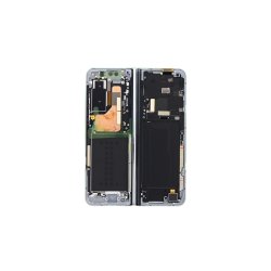 Samsung Galaxy Fold F900F Sk�rm med ramme S�lv Display og Digitizer Service Pack