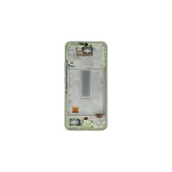Samsung Galaxy A34 A346B Sk�rm med ramme Lime 5G Display og Digitizer Service Pack
