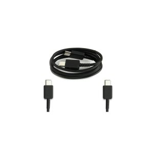 USB-C til USB-C kabel 100cm Sort Retail Box