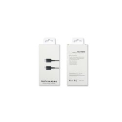 USB-C til USB-C kabel 100cm Sort Retail Box